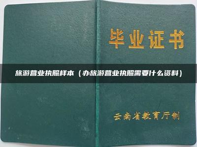 辦理出境旅游業(yè)務(wù)營業(yè)執(zhí)照 所需資料全解析與樣本參考